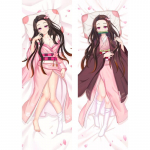 7 suurust Demon Slayer kamado nezuko Anime tegelasega tr&uuml;kitud Dakimakura padjap&uuml;&uuml;r Kalli keha Seksikas padjap&uuml;&uuml;r OTAKU Waifu padjap&uuml;&uuml;r 40x120cm Peach Skin
