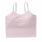 Puuvillane rinnahoidja, teismeliste aluspesu t&uuml;drukute treenimisrinnahoidja Crop Top 8&ndash;14 aastat one size valge