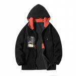 S&uuml;gisel ja talvel uus suur lambavill, kaks k&uuml;lge, puuvillase polsterdatud polsterdatud jakk Mood Patchwork Plus fliisist paks mantel meester&otilde;ivad L valge