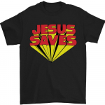 Jesus Saves Funny Christian Unisex T-s&auml;rk S
