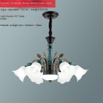 Elutuba Light Light Luksuslik keraamiline l&uuml;hter Moodne minimalistlik laevalgus Magamistuba Restoran V&otilde;rkpunane valgustus 6 headlights