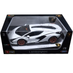 Brago 1:18 mudel Kidult Lamborghini Xian Daimast FKP37, valge Korea m&auml;nguasi gray