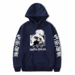 Gojo Satoru tr&uuml;kitud top Jujutsu Kaisen anime unisex hip-hop top vabaaja kapuuts XL tumesinine v&auml;rv