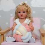 T&auml;iesti uus 55 cm t&auml;isvin&uuml;&uuml;list keha simulatsiooninukk Betty Real Like k&auml;sitsi valmistatud peen maalitud reborn nukud t&uuml;drukutele, lastele s&uuml;nnip&auml;evaks kingitus vanni m&auml;ngukaaslase nukk 55cm