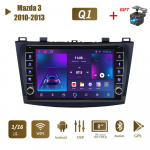 Icreative 2 Din Androidi autoraadio multimeediumivideopleier Mazda 3 2010-2013 jaoks Nupuga WiFi BT 1+16GB 1+16GB
