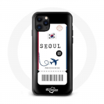 Coque iphone 13 billet d'avion seoul