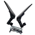 For Duke 125 200 390 690 990 1290 1050 1190 790 Modified motorcycle rearview mirror rotating fixed wind wing reflector C black