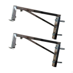 Aluspaigaldatava valamu kinnitusraam K&ouml;&ouml;gi vannitoa riistvara Fikseeritud riiul 35T Height 225mm black