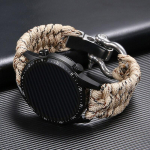 Uus t&auml;iustatud 22 mm/20 mm reguleeritava pandlaga k&ouml;iega kellarihm nailonist rihm 22mm khaki