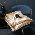 Kesksuve Sari Luksuslik Pestaud Siid Tikitud Suvine Tekk &Uuml;heinimese Suvine Jahe Tekk Tekikott Voodipesu Tekk 2Pillowcase 48x74cm