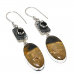 Natural Sonora Sunrise, Spinel Gemstone 925 Sterling Silver Earring 2.80 e7d10