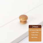 1 tk k&ouml;&ouml;gikapi sahtliga p&ouml;&ouml;gist riidekapi nupud, t&auml;ispuidust k&auml;epidemed, Nordic Single hole 24mm