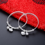 Baby's Full Moon Accessories Korea versioon S999 h&otilde;bedane beebik&auml;ev&otilde;ru, moodne h&otilde;bedane laste jalav&otilde;ru, levitamiseks m&otilde;eldud peakatted Adjustable size black