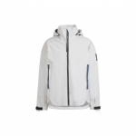 Adidas Myshelter Peegeldav Rain.Rdy Tr&uuml;kitud Vabaaja Kapuutsiga Jakk Meeste &Uuml;ler&otilde;ivad Helehall IR6139 L