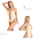 Seljata rinnahoidja Croset Deep V Invisible Aluspesu Pulmakleit Siiami aluspesu M