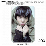 ATEEZ 9. minialbum THE WORLD EP.2 OUTLAW Platform Ver Official Photocard 1 2 3 Jongho - Photocard1 #3