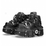 Nahast kingad kingad kingad punk kingad platvorm 36 must