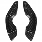 TANGSEN Real Carbon Fiber Steering Wheel Shift Paddle Extended Shifter Trim Cover Compatible with Lexus is 2013 2014 2015 2016 2017 NX 2014 2015 2016 Stick s&uuml;sinikkiust must v&auml;rv