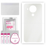 apgo Protective Skin Sticker for the back compatible with Nokia 5.4, Wrap Film, Foil, Vinyl - Pattern Matte Transparent