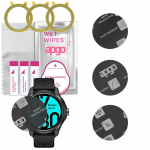 3x apgo MATTE Hybrid protective glass compatible with Mobvoi TicWatch Pro 5, flexible nano glass, great replacement for tempered glass, scratch-resist