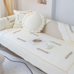 Diivanipadi Lihtne kaasaegne Four Seasons universaalne libisemisvastane puuvillane istmepadjad Korea pastoraalses stiilis diivanikatte katteriie 70*70cm