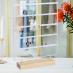 5-astmeline k&otilde;rvar&otilde;ngaste statiivihoidja tarvikud rippuva nagi ehete organiseerija jaoks must