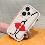 Pehme silikoonist ruudukujulise redeliga printimismustriga telefoni korpus, t&auml;iskaanega kaamera p&otilde;rutuskindel kaitse kummist &uuml;mbris Xiaomi Redmi jaoks Redmi 10 valge