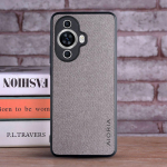 &Uuml;mbris Huawei Nova 12S 12 SE 12i coque Luksuslik tekstiil Nahk nahk pehme telefoni&uuml;mbris funda huawei nova 12s &uuml;mbris capa Nova 12S must