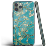 Van Goghi &otilde;limaali silikoon&uuml;mbris Apple iPhone 12 13 Mini 11 Pro SE XS X XR Max 8 7 6S 6 Plus 5S jaoks Iphone 11