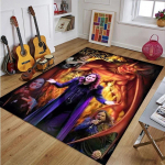 Ozzy Osbourne'i B&auml;ndi Tr&uuml;kitud Vaip Elutuba Magamistuba Moodne ja Esteetiline Libisemiskindel Vaip Fotograafia Rekvisiidid S&uuml;nnip&auml;evakingitus 160cm by 120cm