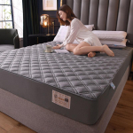 Kvaliteetne 100% puuvillane paks tepitud madratsi kate &Uuml;hev&auml;rviline lestavastane voodipadja kaitsekate, ei kuulu komplekti Only 2pcs Pillowcase gray