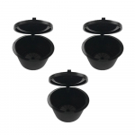 Nespresso kohvi ja kohvi tarvikud Filtrid Dolce Gusto kohvikapslite korduvt&auml;idetav kapslitass must