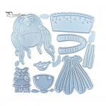 L&otilde;ikamisvormide &scaron;abloonid DIY scrapbooking fotoalbumi dekoratiivsed reljeefkaardid