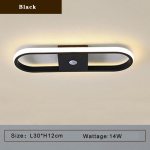 Liikumisanduriga LED laevalgusti vahek&auml;igu koridori jaoks 220V siseruumides 14w 16w Inimkeha anduriga LED laevalgustus magamistoa jaoks Warm White