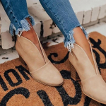 Kauboisaapad naistele plisseeritud Rooma kingad Moodsad l&uuml;hikesed paksu kontsaga saapad 42 khaki