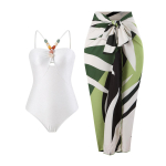 Naiste mood helmed ujumistrikoo Sexy Hollow Out bikiinikomplekt polsterdatud pitsiga taga Monikini Slip Cover-up ujumisriiete komplekt, kaks osaTankini supelkost&uuml;&uuml;m S must