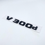 3D Letters V250d V300d NIGHT EDITION ABS embleem Mercedes Benz V klassi W447 auto poritiiba m&auml;rgi pagasiruumi nimesilt logo kleebis glossy black V300d