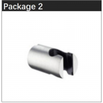 K&auml;eshoitav WC bideesegisti pihusti ABS moslem du&scaron;ipea pihusti perse puhastaja veevooliku hoidiku komplekt wc vannitoatarvikud package 2