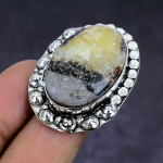 Septerian Stone Gemstone 925 Sterling Silver gift Jewelry Ring Size 7 e5u02