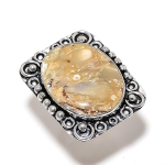 Jasper Gemstone Handmade 925 Sterling Silver Gift Jewelry Ring Size 8 c3o10