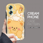 Armas koomiksimustriga kreemjas tekstuuriga korpus, lainelise servaga pehme silikoonkaanega telefoni&uuml;mbris OPPO Reno Realme jaoks OPPO A53 2020 must