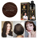 500 ml P&uuml;siv juukse&scaron;ampoon Organic Natural Fast Hair Dye Plant Essence Hair Colorng Cream Cover Dye Shampoo Naistele Mehed