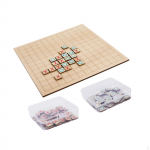 Wooden Tic TAC Toe Game,Five in A Row Game,Educational Toys,Brain Teaser,Wooden Board Games for