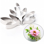 Fondant koogi kaunistamiseks roostevabast terasest t&ouml;&ouml;riistad pojeng lillede lehtede l&otilde;ikurid