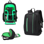 Dslr digikaamera videoseljakott veekindel p&otilde;rutuskindel Canon Sony Nikon jaoks roheline