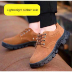 T&ouml;&ouml;kindlustusjalatsid Meeste hingavast terasest Baotou t&ouml;&ouml;jalatsid Kaitsejalatsid purunemis- ja l&auml;bitorkamisvastased 36