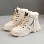 Naiste kingad vabaaja tossud naiste spordijalatsid Talvised tasapinnalised vabaajajalatsid fliis puuvillased naiste kingad Zapatos De Mujer 36