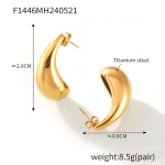 Design Sense lihavad veetilga k&otilde;rvar&otilde;ngad naiste titaanist terasest kerged luksusmoodsad mitmek&uuml;lgsed, temperamendiga l&auml;ikivad k&otilde;rvar&otilde;ngad