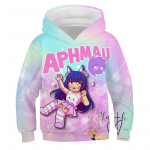 Anime Kapuutsiga Dressipluus Aphmau Merch Kapuutsiga Dressipluusid T&uuml;drukutele Kawaii Multifilm Dressipluusid Teismelistele 3D Prindiga Pulloverid Lasteriided Kevad S