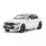 1/32 Skaala BMW 320i THE 3 2023 Sulamist Automudel Valatud Metallist M&auml;ngus&otilde;idukid Mudel Simulatsioon Heli ja Valgus Kollektsioon Poiss Laps M&auml;nguasi Kingitus valge